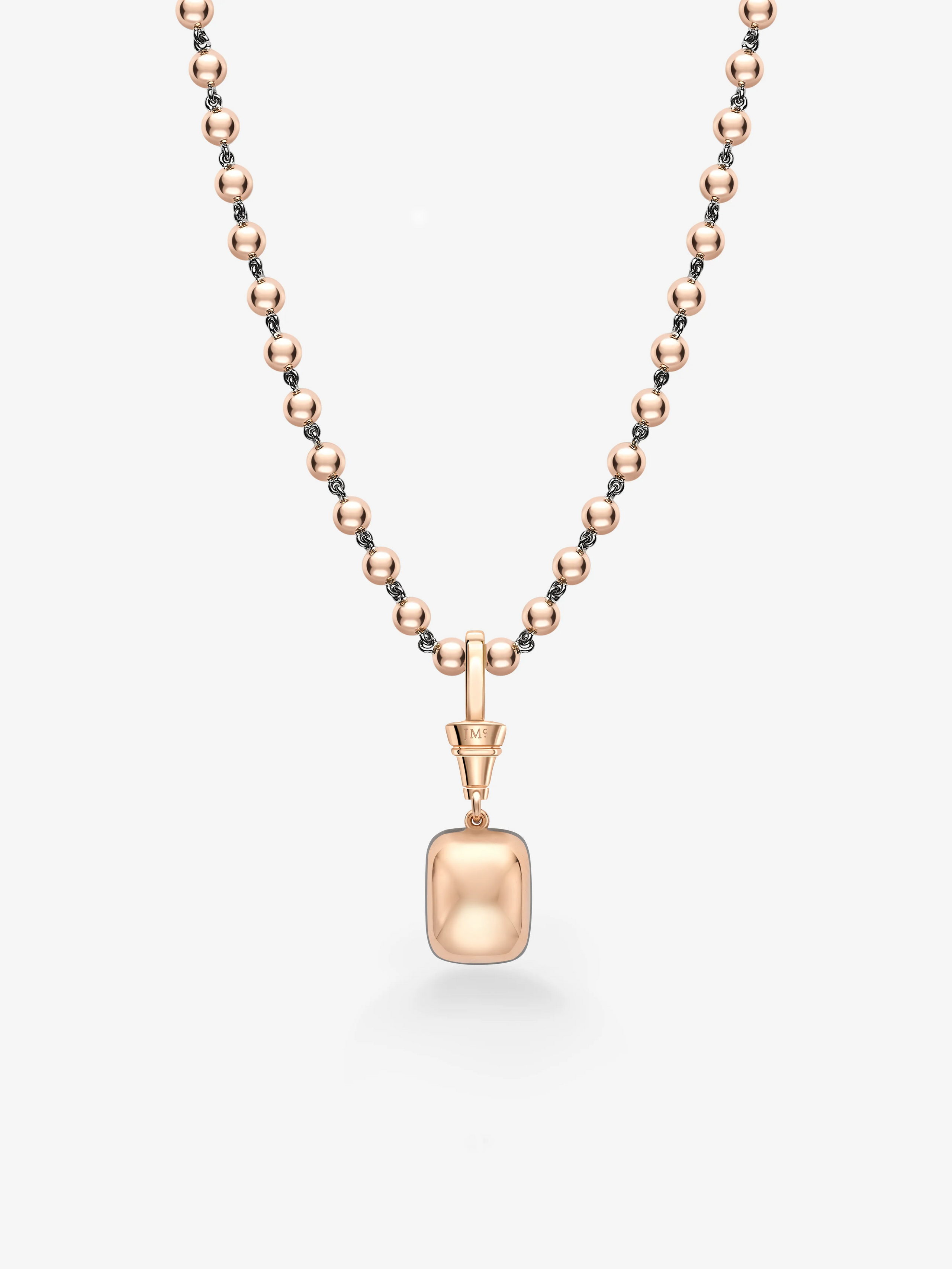 Ball n Chain 5.26ct Cushion Cut Diamond Pendant View 3