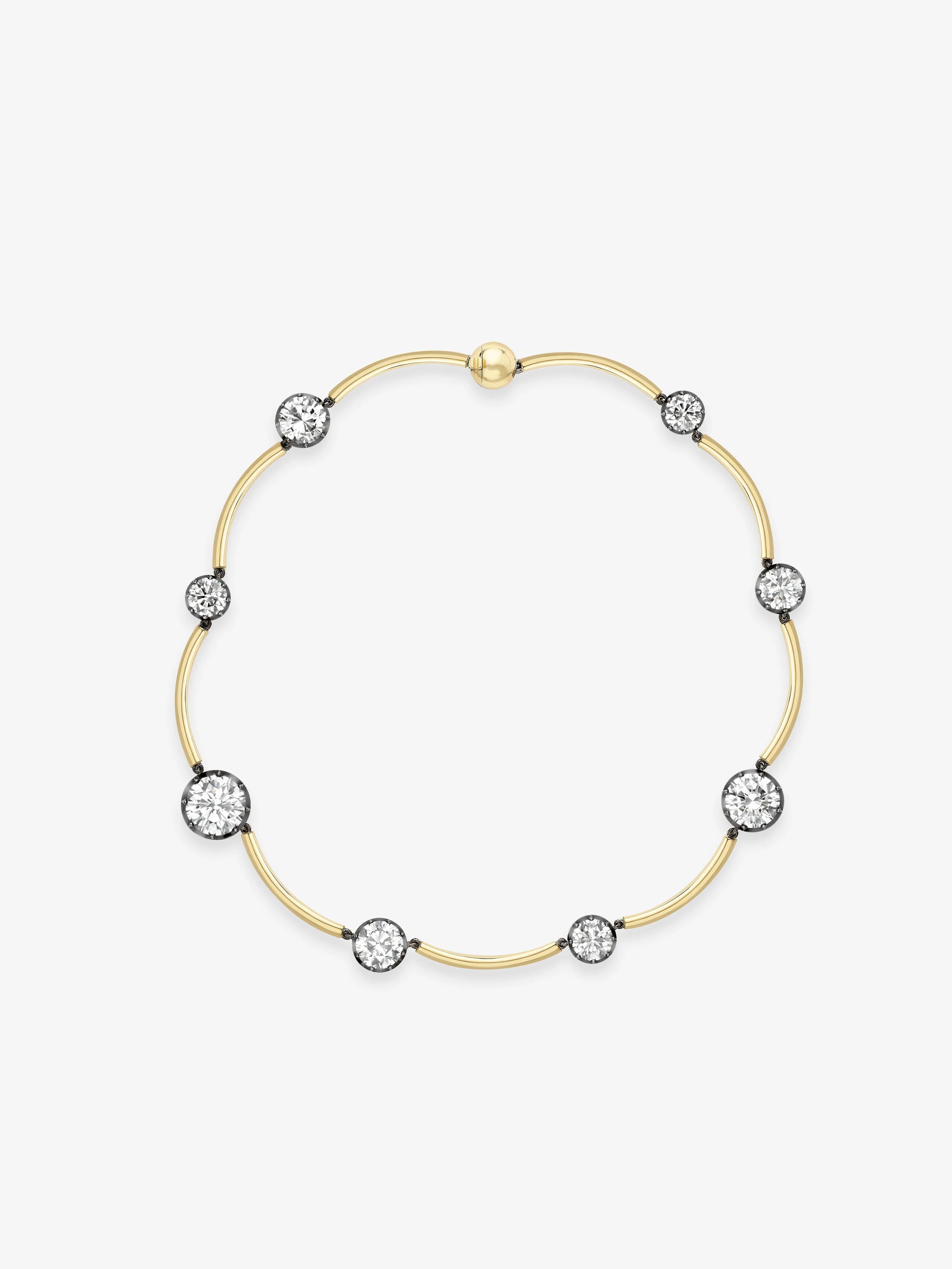 Orbit Diamond Stargazer Necklace View 1