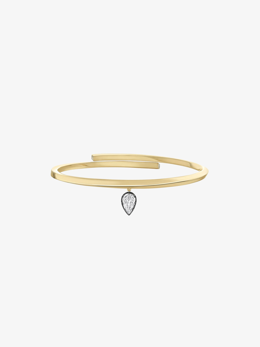 Orbit 1.21ct Pear-Shaped Diamond Arm Bangle  View 1