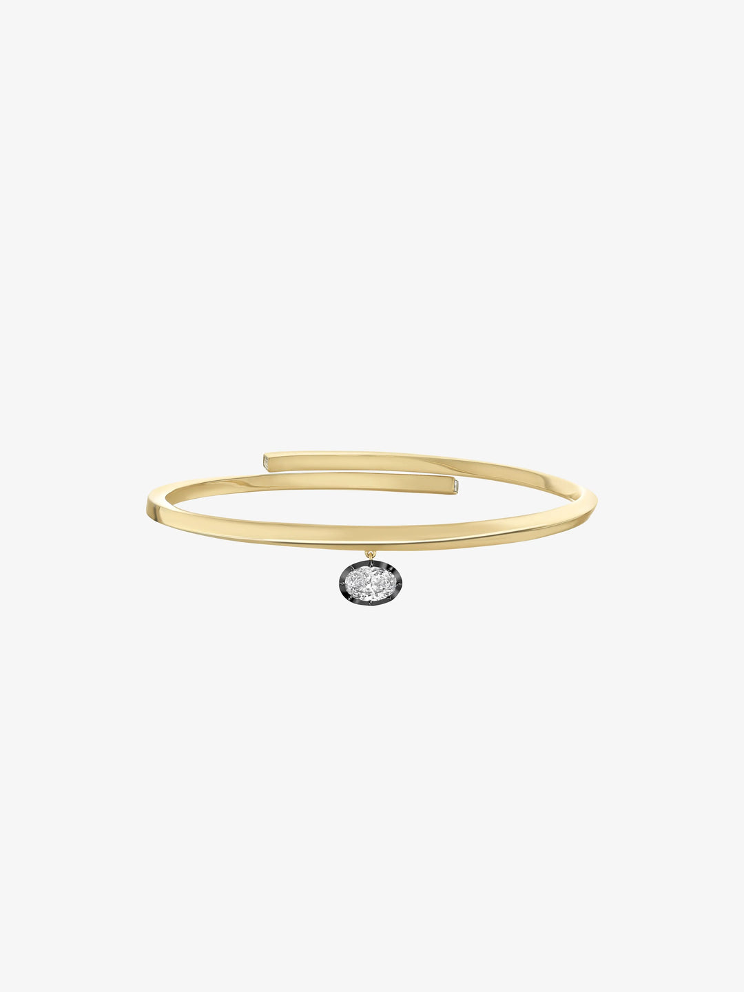 Orbit 1.22ct Oval Diamond Arm Bangle  View 1