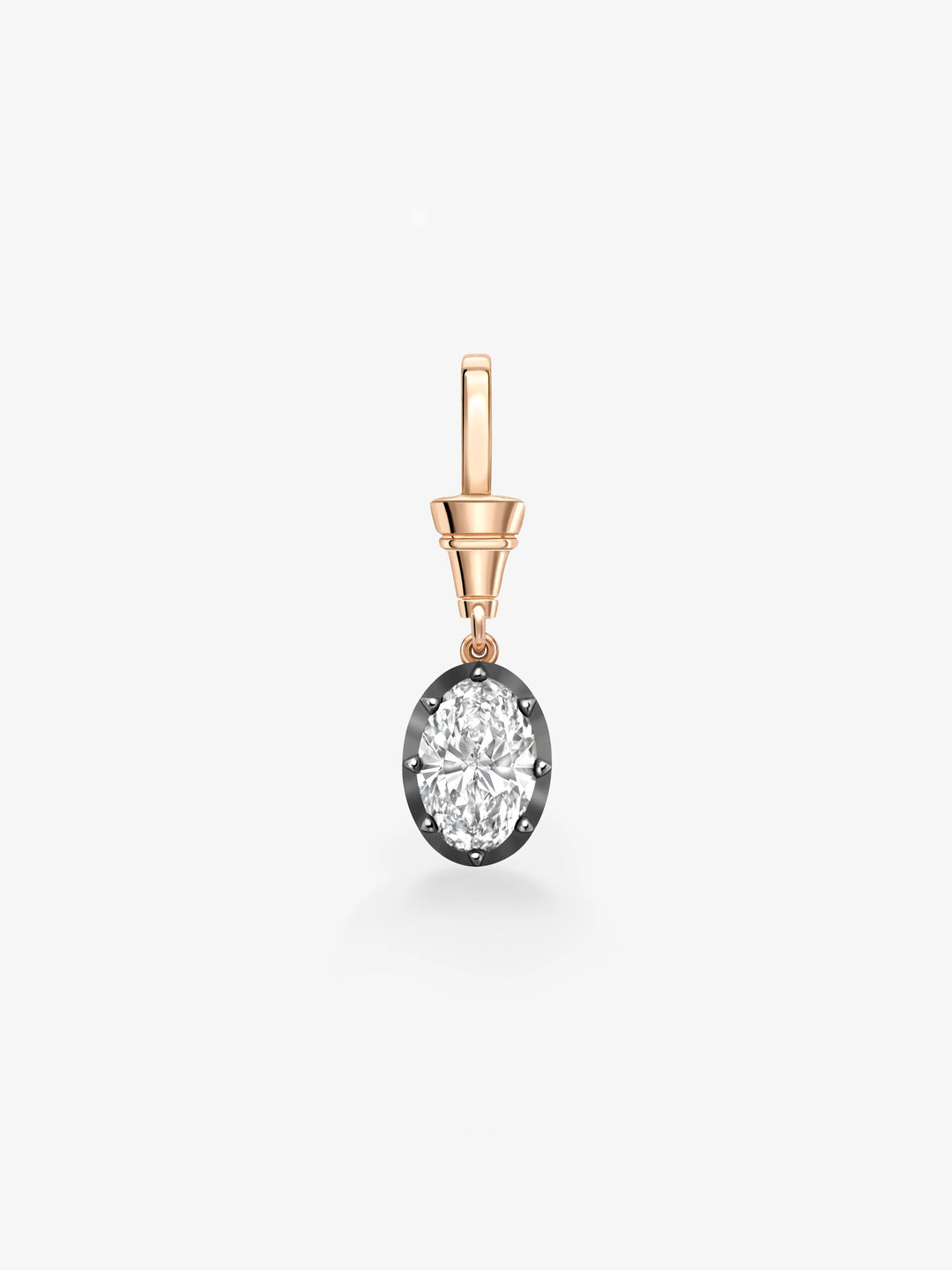 Ball n Chain 2.25ct Oval Diamond Pendant  View 1