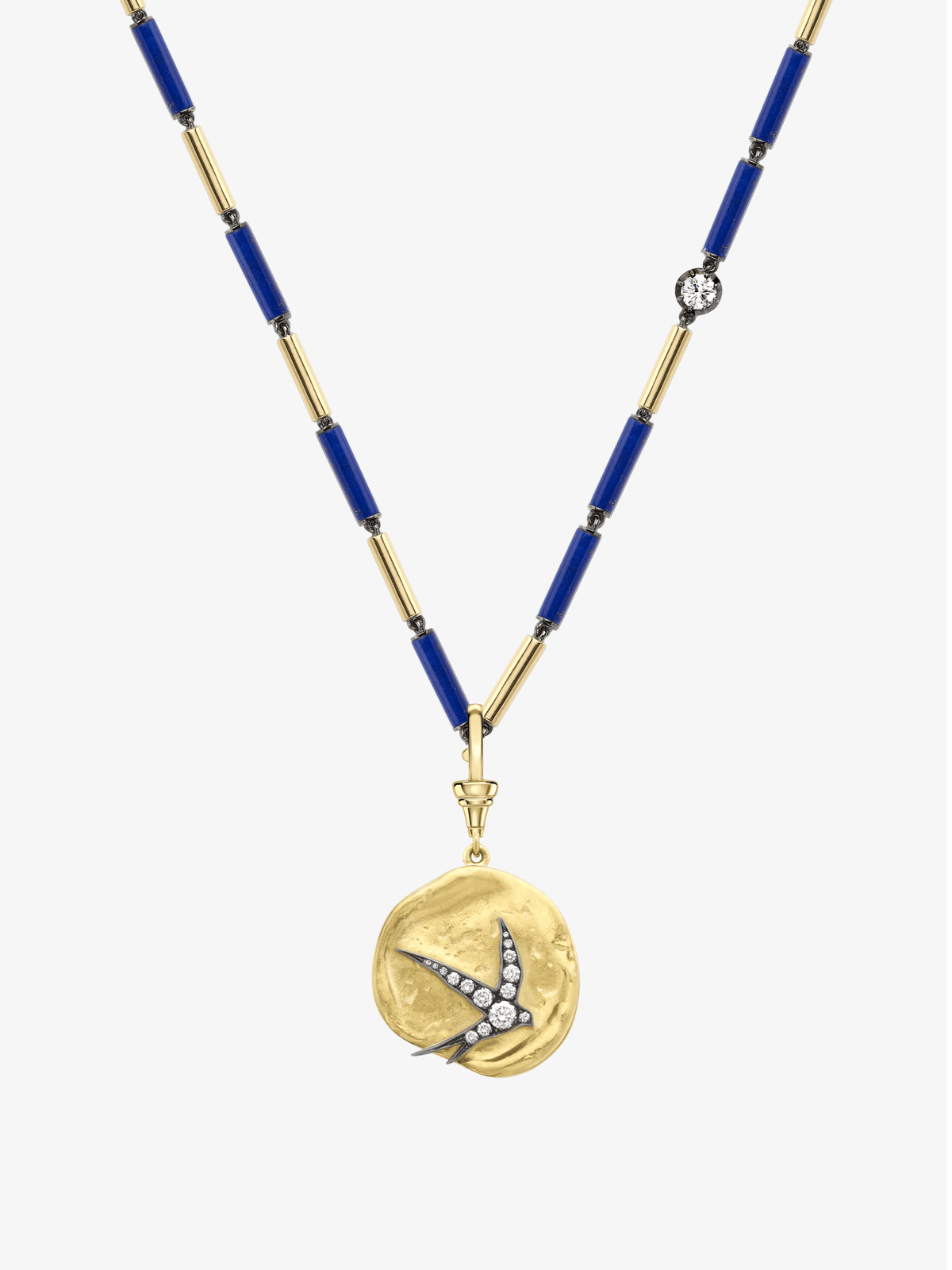 Medallions Swallows & Amazons Yellow Gold Pendant View 2