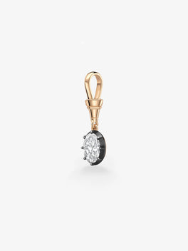 Ball n Chain 1.50ct Oval Diamond Pendant