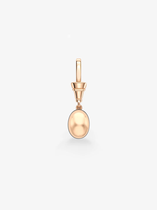 Ball n Chain 1.50ct Oval Diamond Pendant View 2