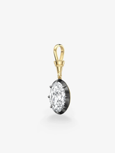 Ball n Chain 6.15ct Oval Diamond Pendant