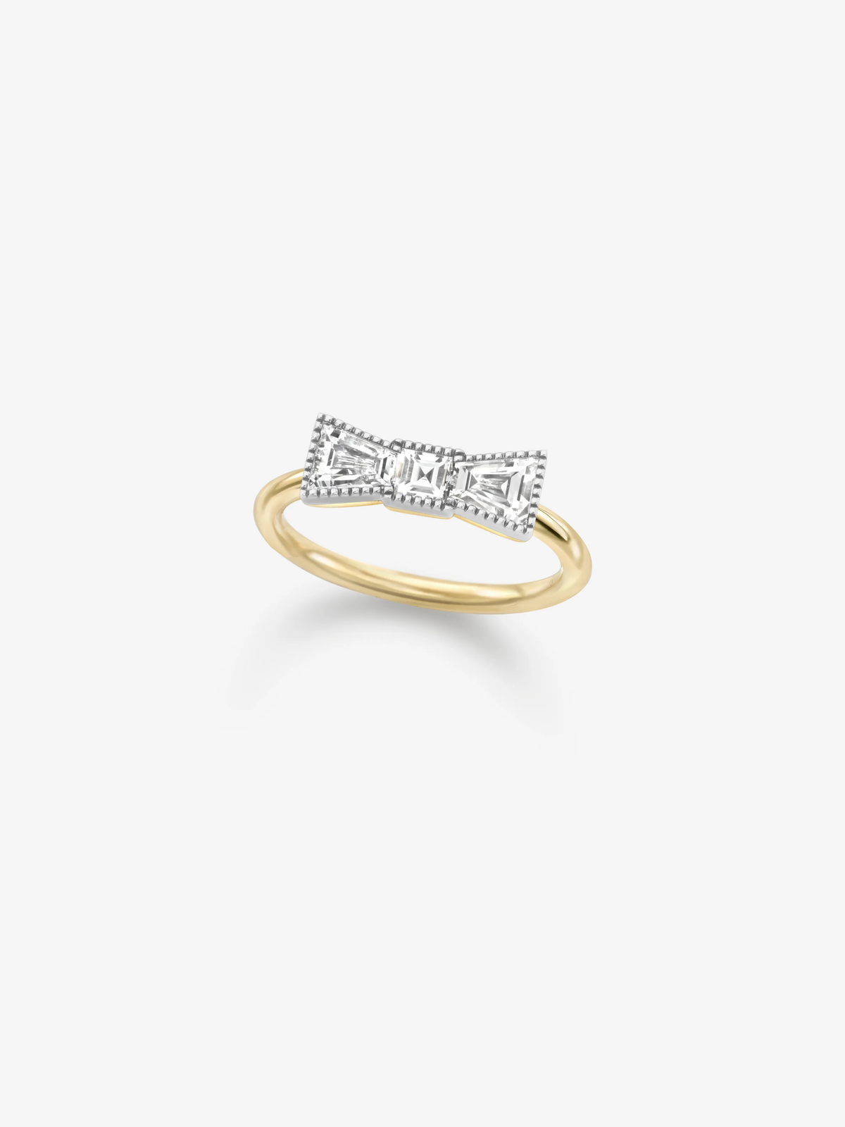 Bows Diamond & White Gold Ring View 2