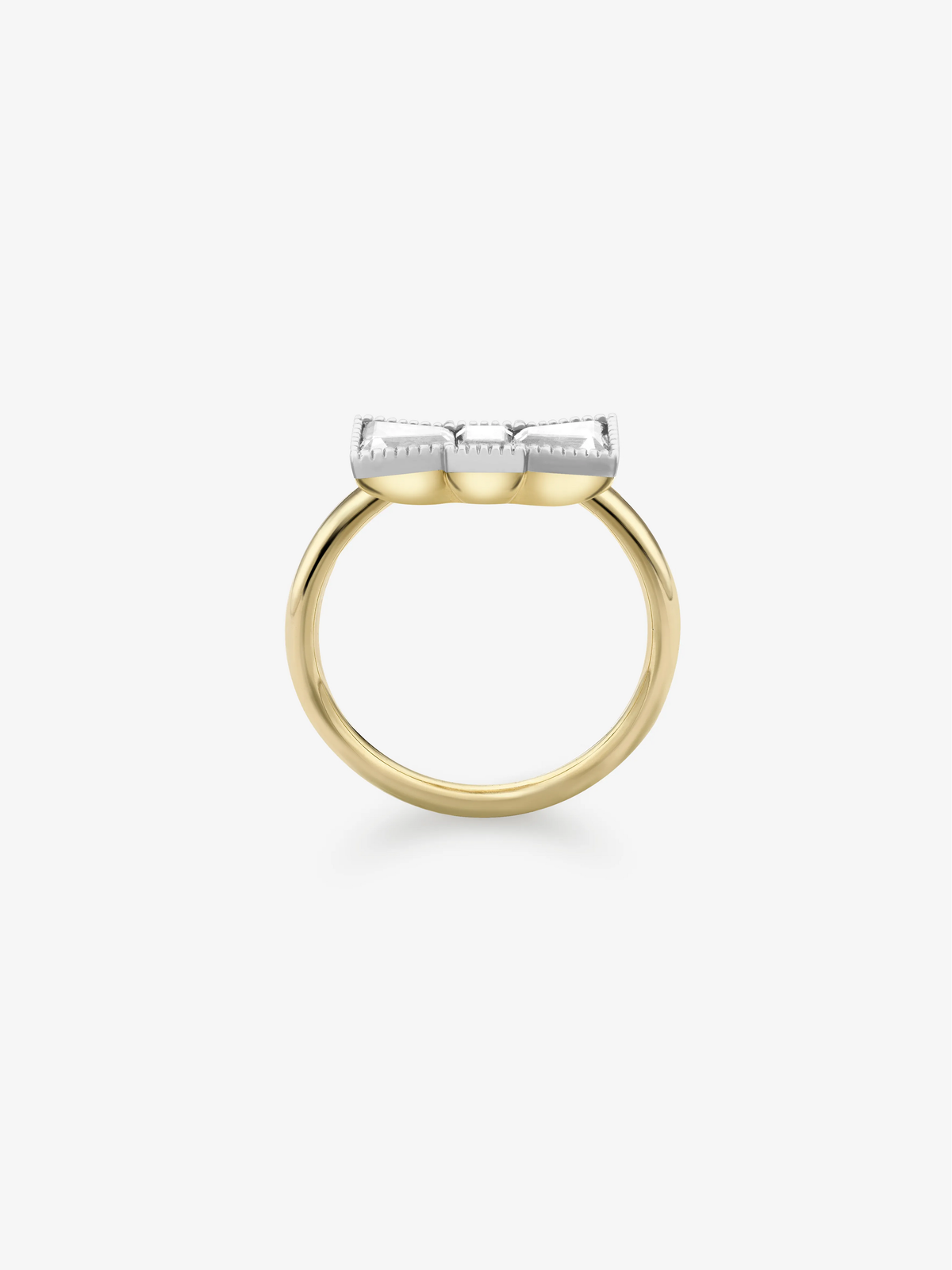 Bows Diamond & White Gold Ring View 4