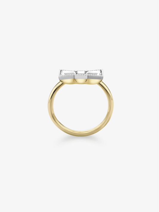 Bows Diamond & White Gold Ring View 4