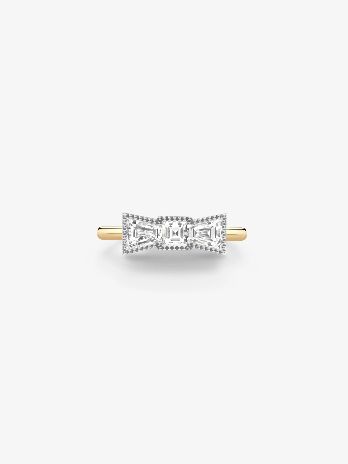 Bows Diamond & White Gold Ring View 1