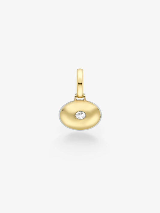 5.01ct Oval Diamond Torque Pendant View 3