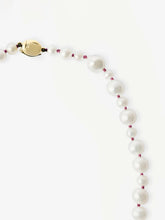 Beaches Pearl & 0.40ct Diamond 30" Pink Thread Necklace