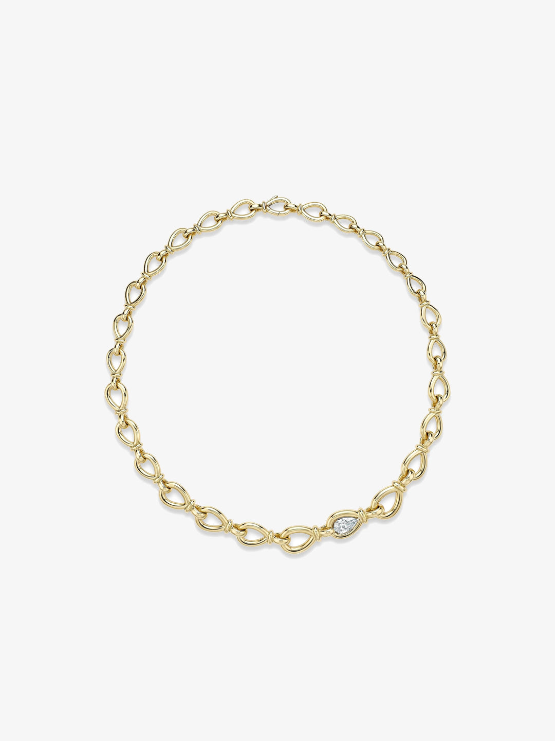 Arbor Knot Diamond Necklace  View 1