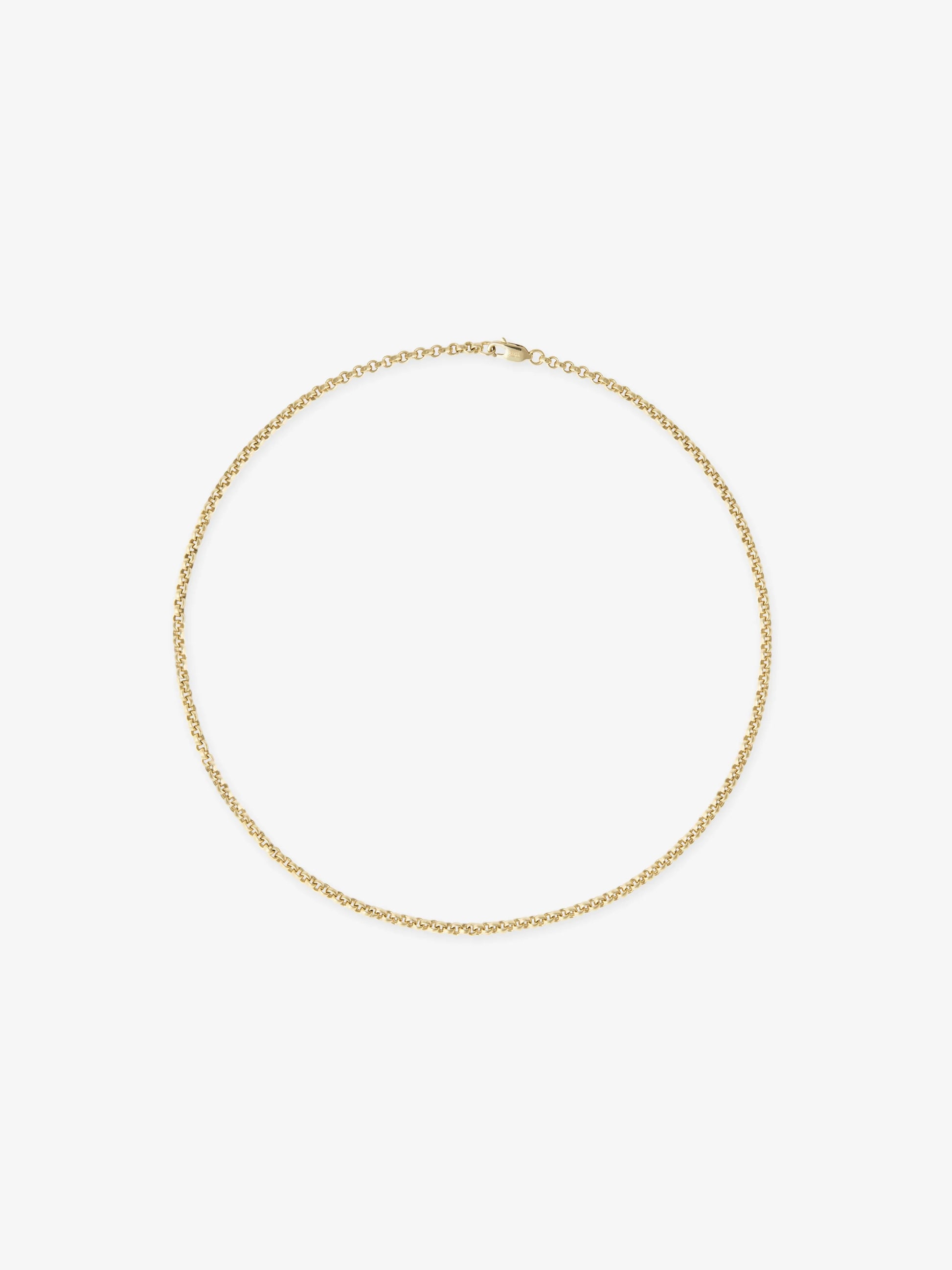 Signature Yellow Gold 16" Belcher Chain View 1