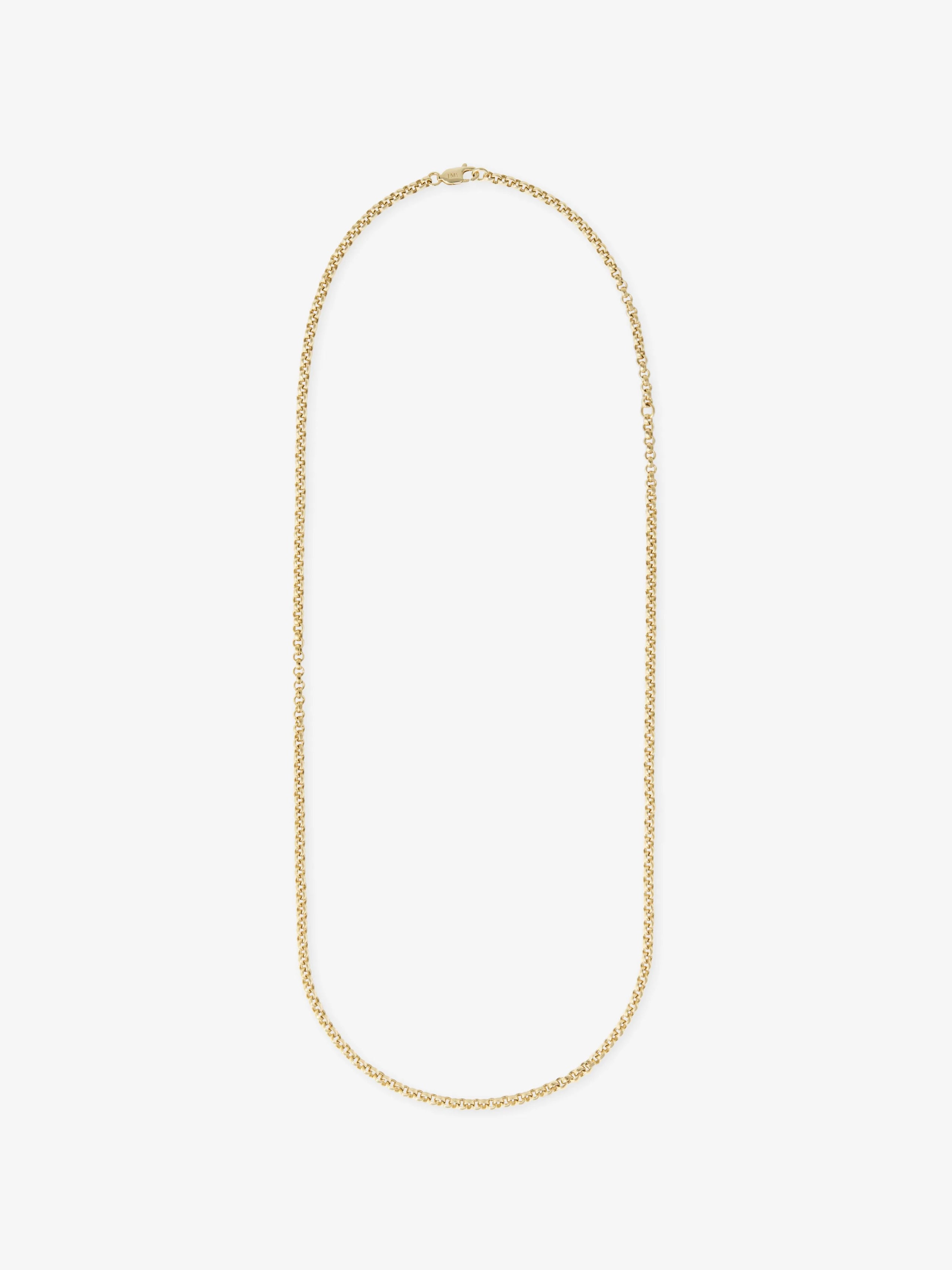 Signature Yellow Gold 21" Belcher Chain View 1