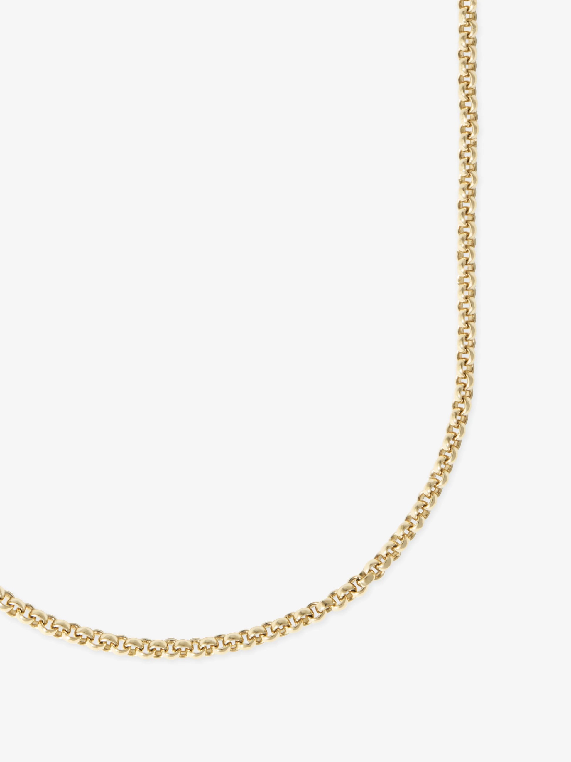 Signature Yellow Gold 21" Belcher Chain View 2