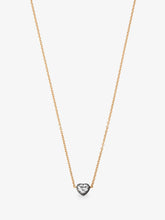 Georgian Cut-Down 0.50ct Heart-Shaped Diamond & Blackened Gold Pendant