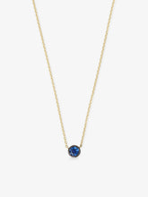 Georgian Cut-Down 0.50ct Round Sapphire Pendant