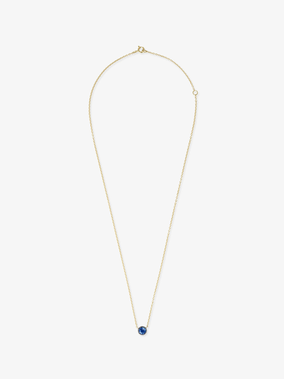 Georgian Cut-Down 0.50ct Round Sapphire Pendant  View 1