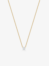 Delicate white gold necklace featuring a 0.25ct Georgian cut-down diamond in a refined, antique-inspired setting for an effortlessly elegant look.