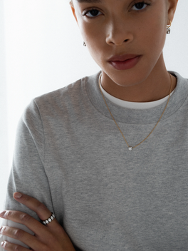 Georgian Cut-Down 0.50ct Diamond & White Gold Pendant