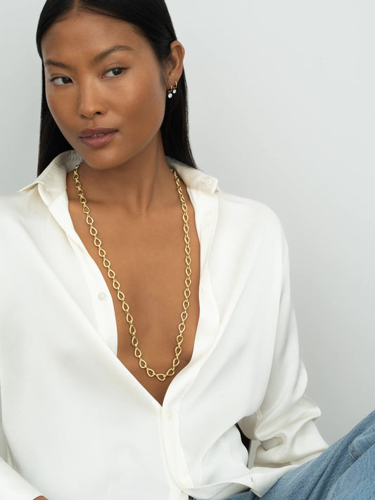 Arbor Knot Gold 30" Necklace View 3