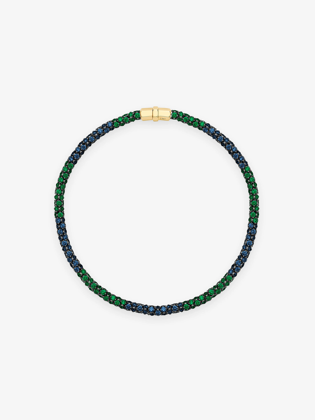 Tempest Emerald & Sapphire Necklace  View 1