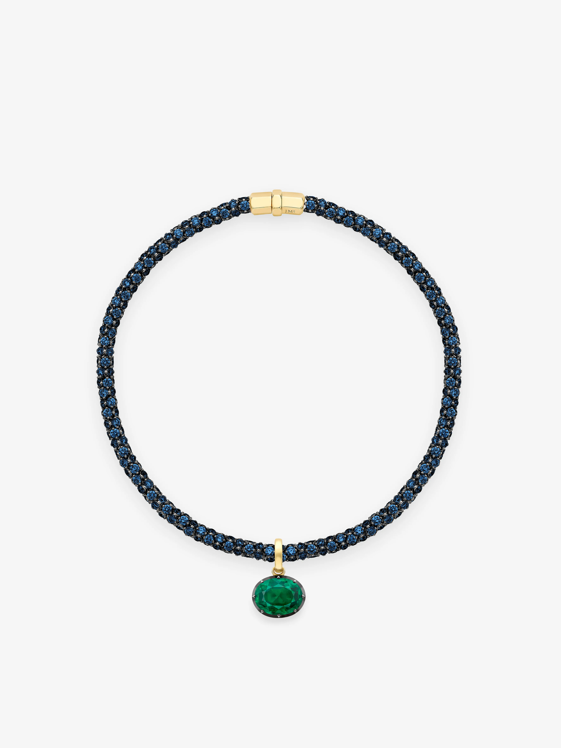 Tempest Sapphire Necklace View 2