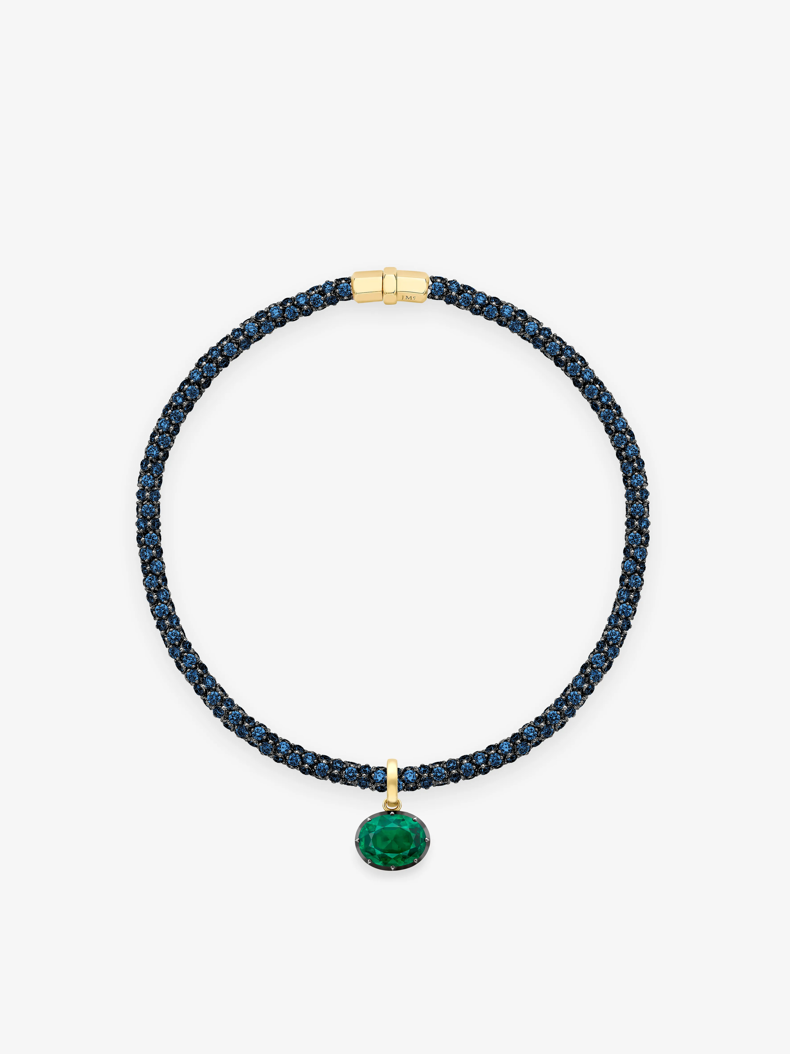 Tempest Sapphire Necklace View 2