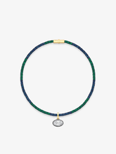 Tempest Narrow Emerald & Sapphire Necklace