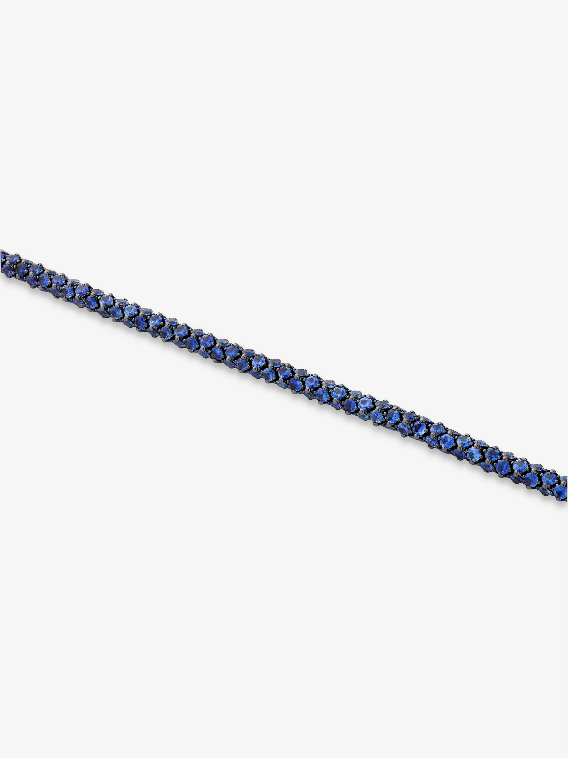 Tempest Narrow Sapphire Necklace View 4