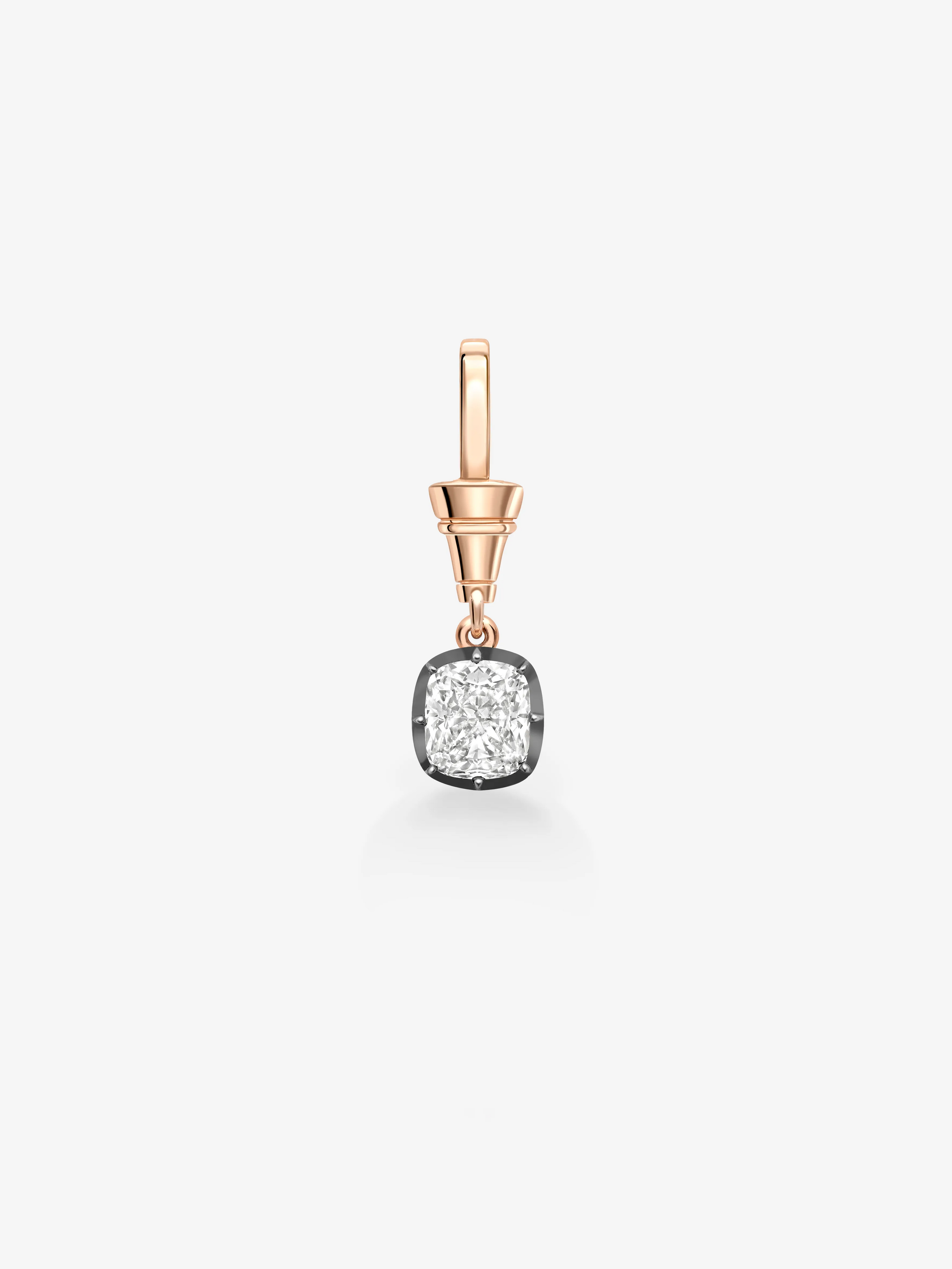 Ball n Chain 1.91ct Cushion Diamond Pendant View 1