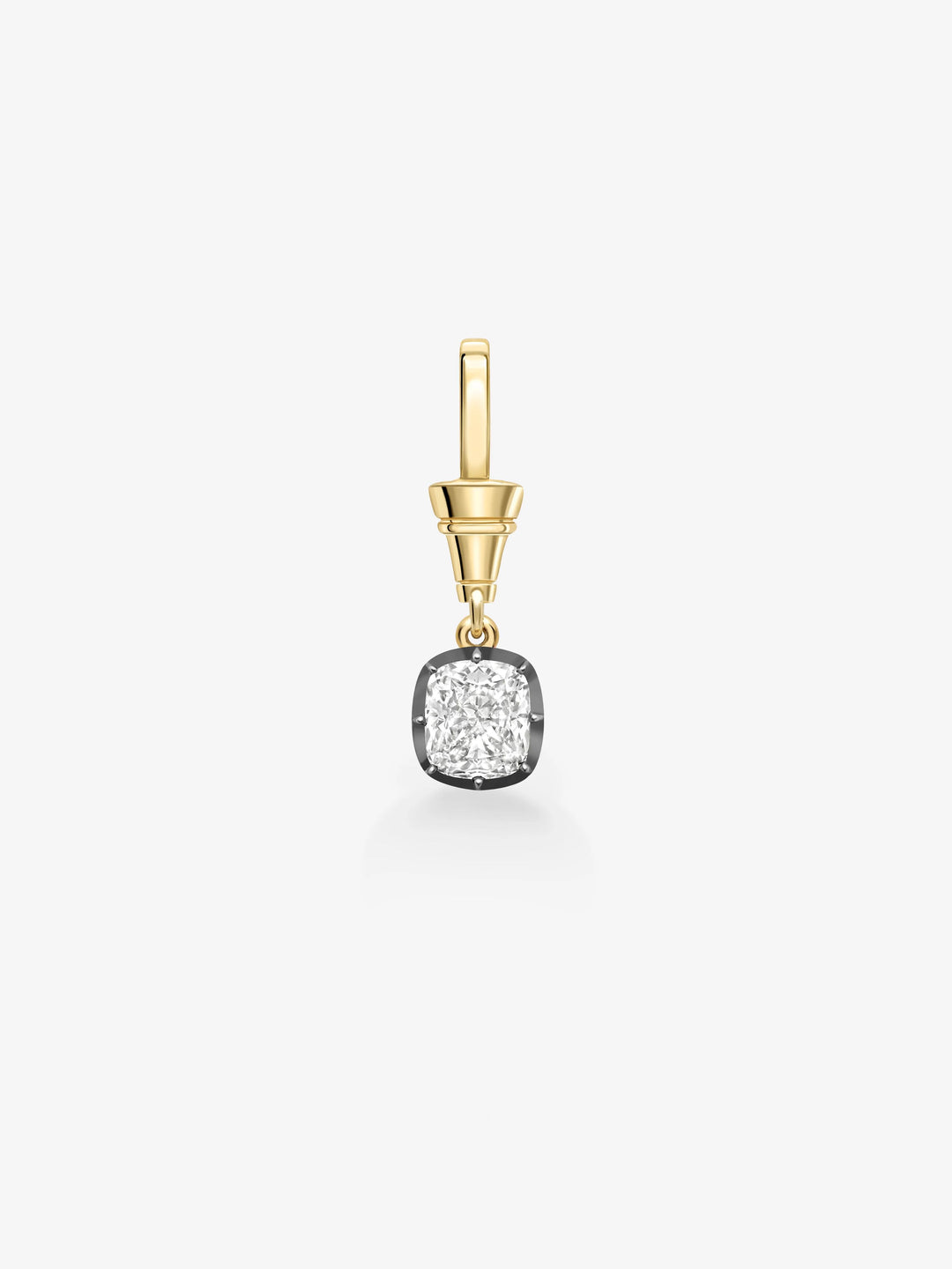 Ball n Chain 1.92ct Cushion Cut Diamond Pendant  View 1