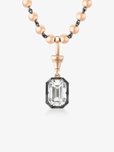 Ball n Chain 5.03ct Emerald Cut Diamond Pendant