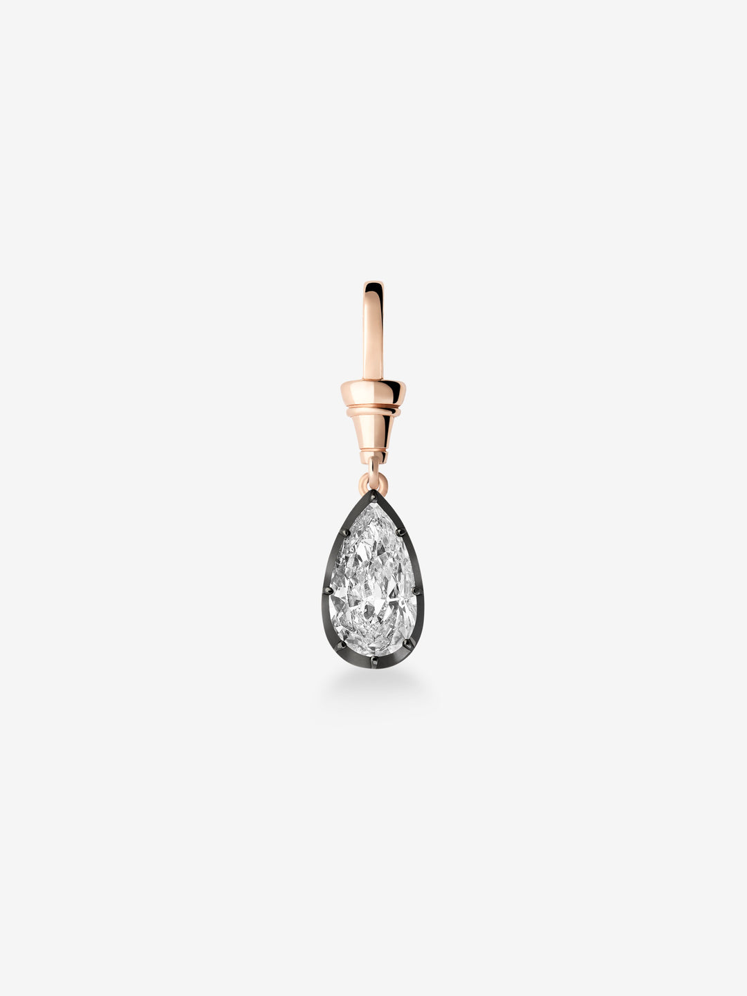 Ball n Chain 2.50ct Pear Shaped Diamond Pendant  View 1