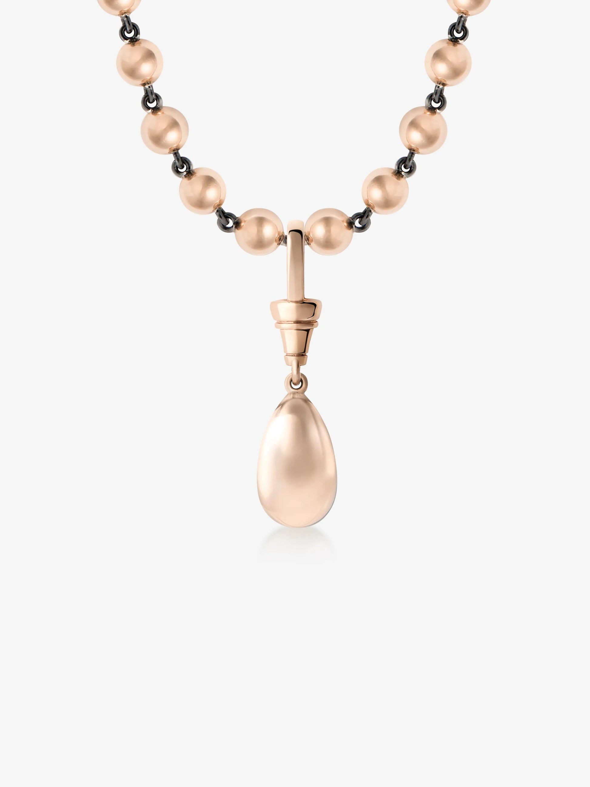 Ball n Chain 3.01ct Pear-Shaped Diamond Pendant View 4