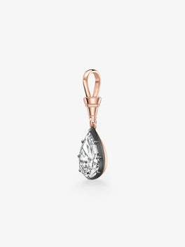 Ball n Chain 5.02ct Pear-Shaped Diamond Pendant