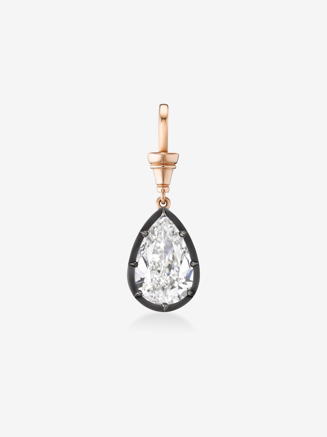 Ball n Chain 6.01ct Pear-Shaped Diamond Pendant  View 1