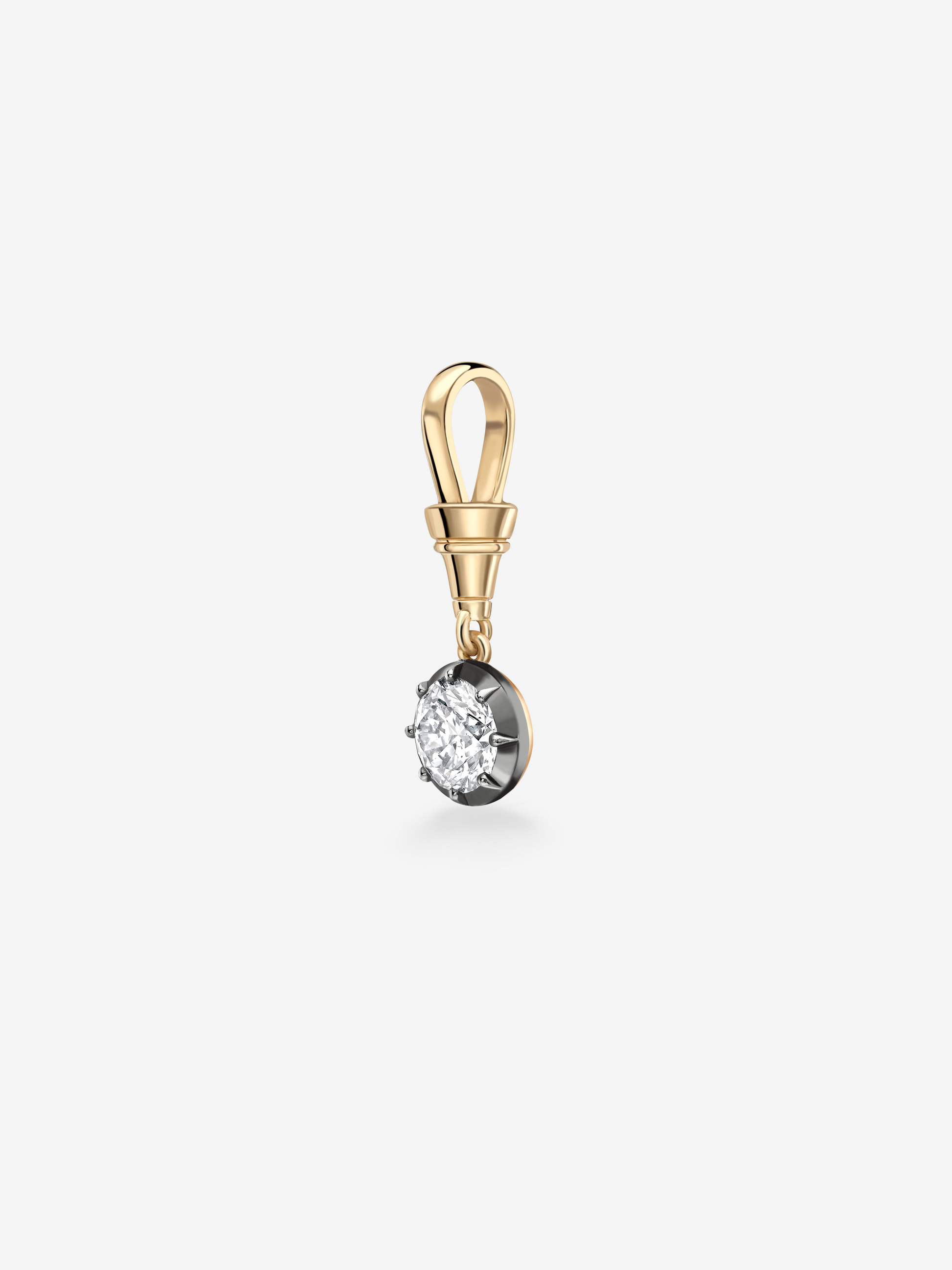 Ball n Chain 1.50ct Round Brilliant Cut Diamond Pendant View 4