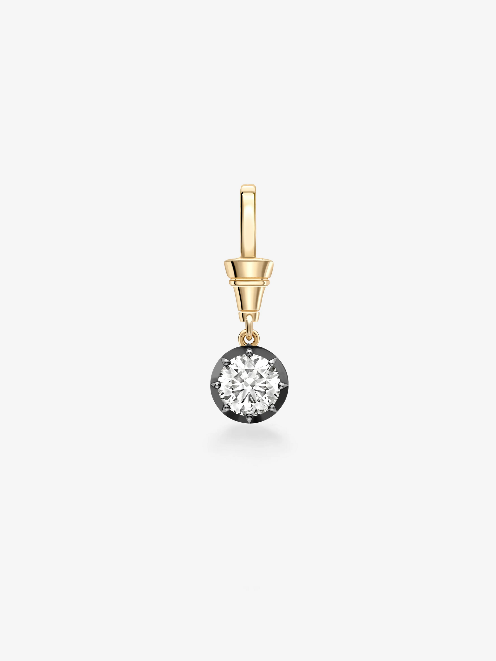 Ball n Chain 1.50ct Round Brilliant Cut Diamond Pendant View 1