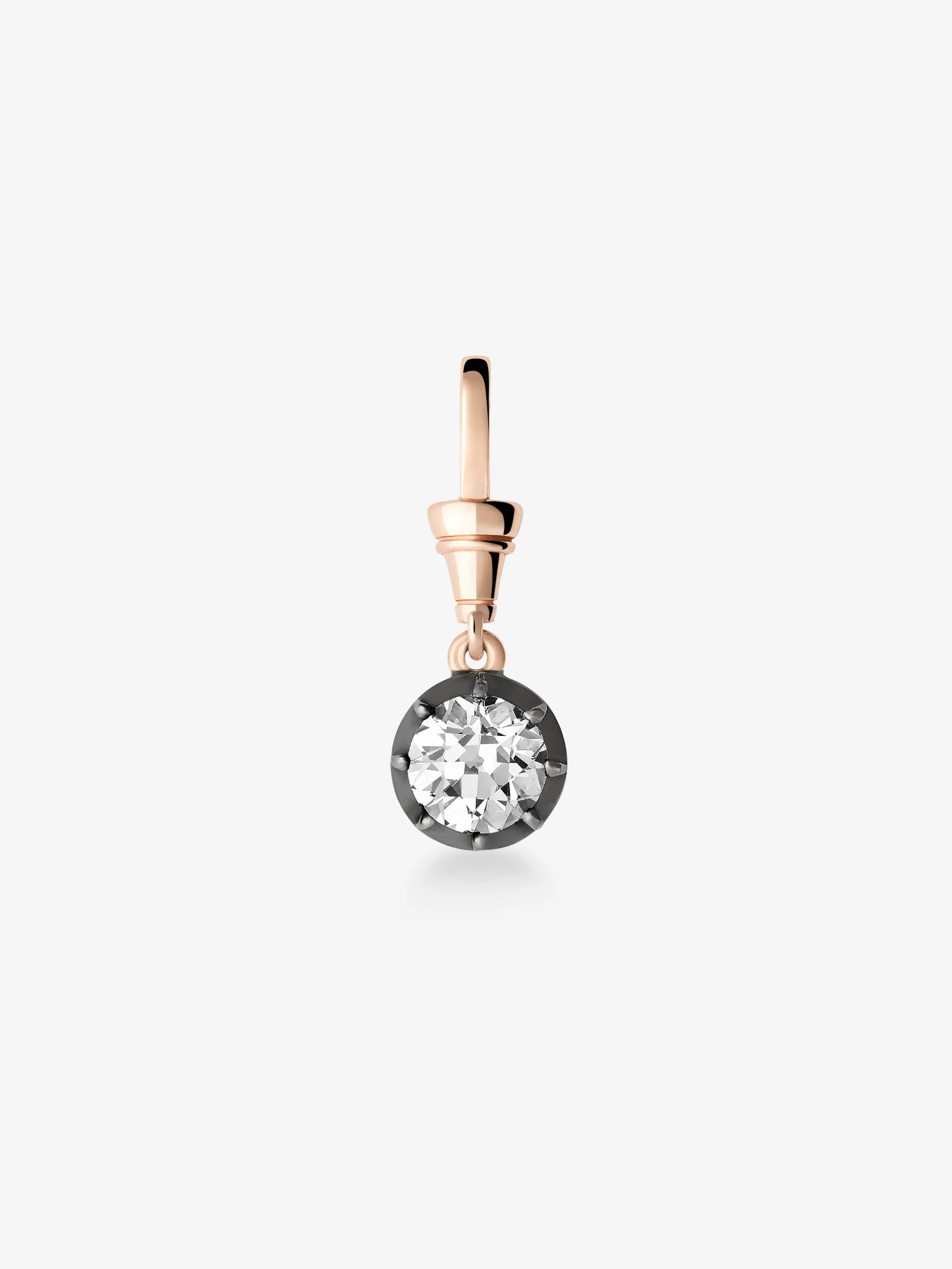 Ball n Chain 1.50ct Round Brilliant Cut Diamond Pendant View 1