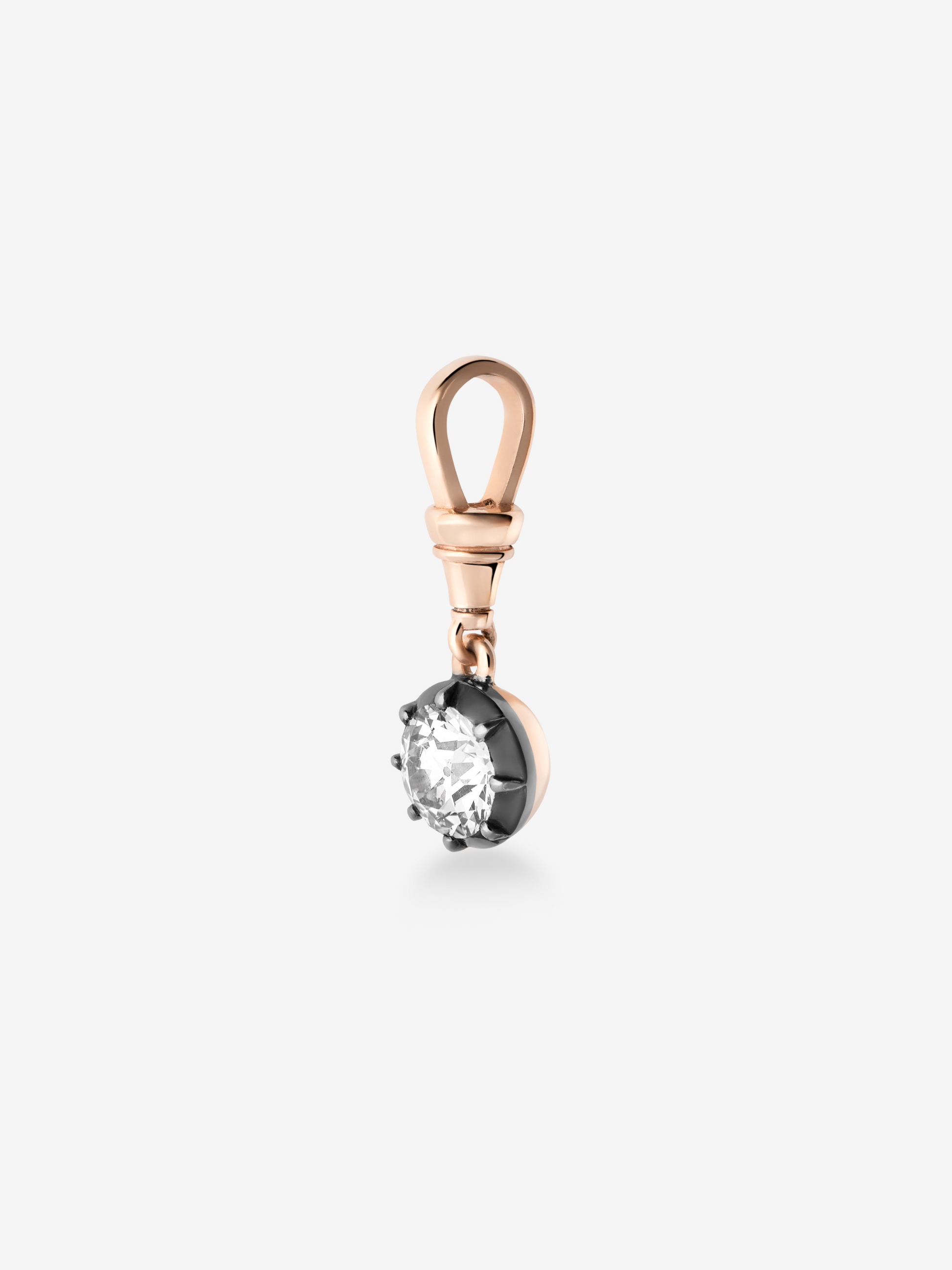 Ball n Chain 1.50ct Round Brilliant Cut Diamond Pendant View 4