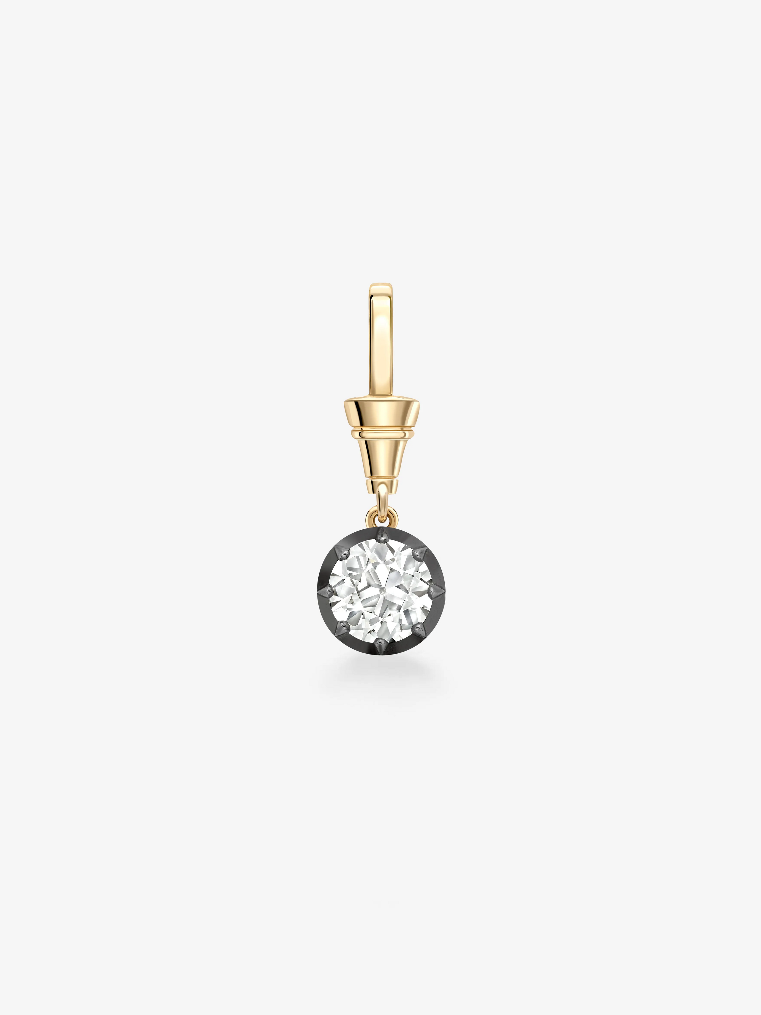 Ball n Chain 2.21ct Diamond Pendant View 1