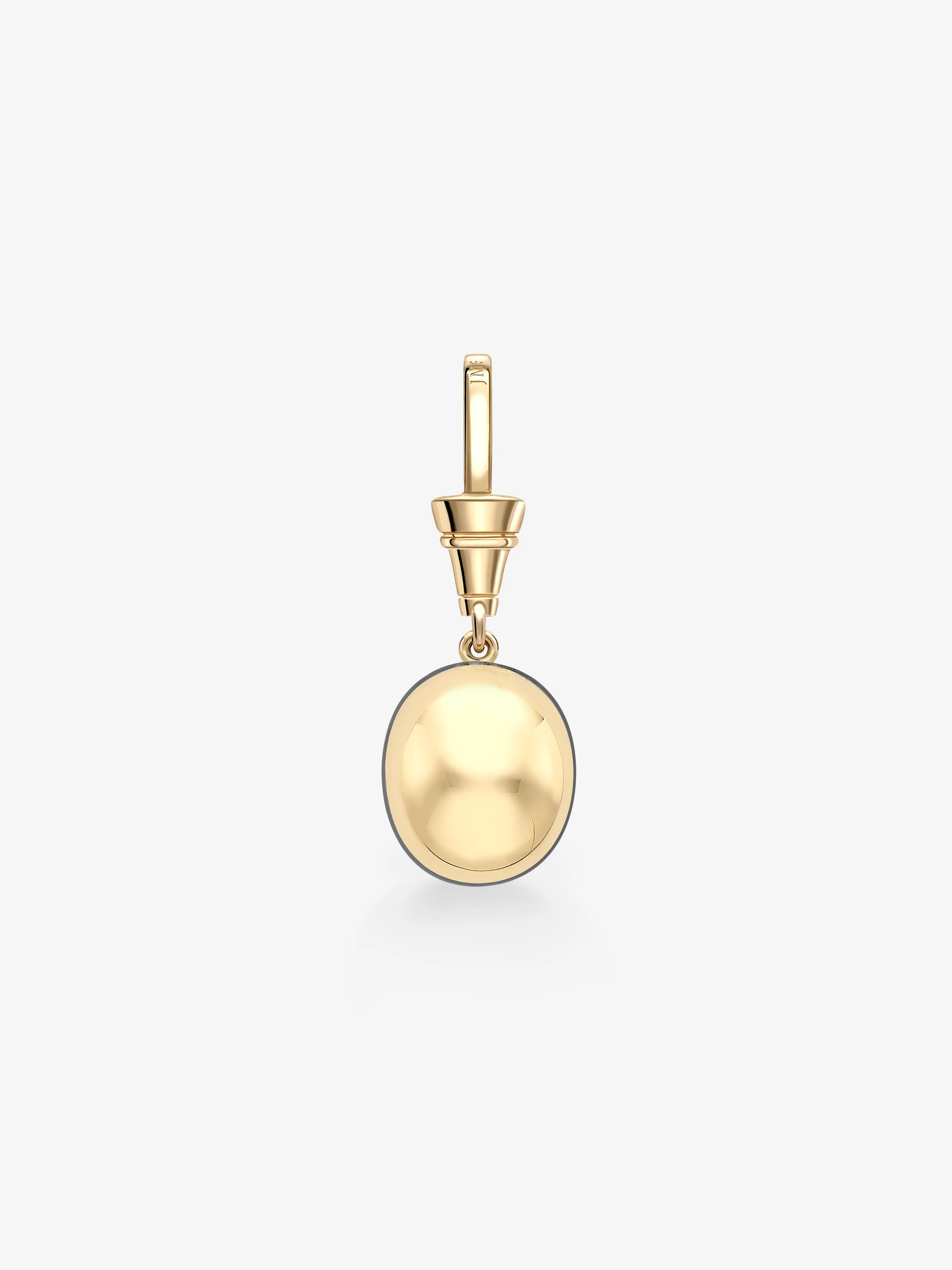 Ball n Chain 4.55ct Cushion Emerald Pendant View 4