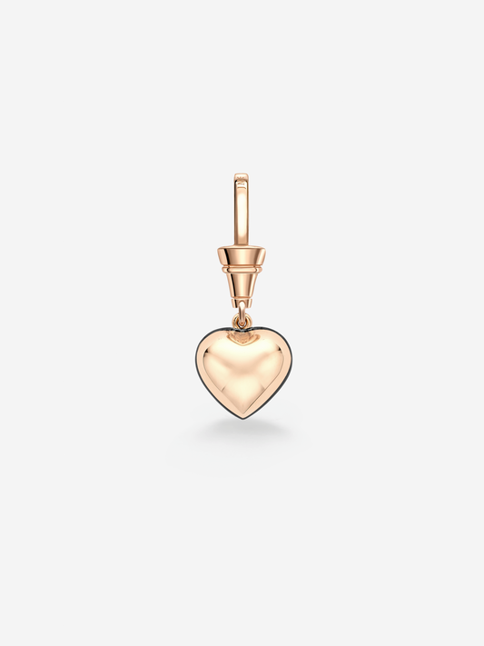 Ball n Chain 1.96ct Heart-Shaped Emerald Pendant View 4
