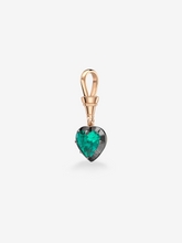 Ball n Chain 1.96ct Heart-Shaped Emerald Pendant