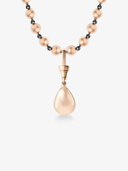 Ball n Chain 2.21ct Pear-Shaped Emerald Pendant