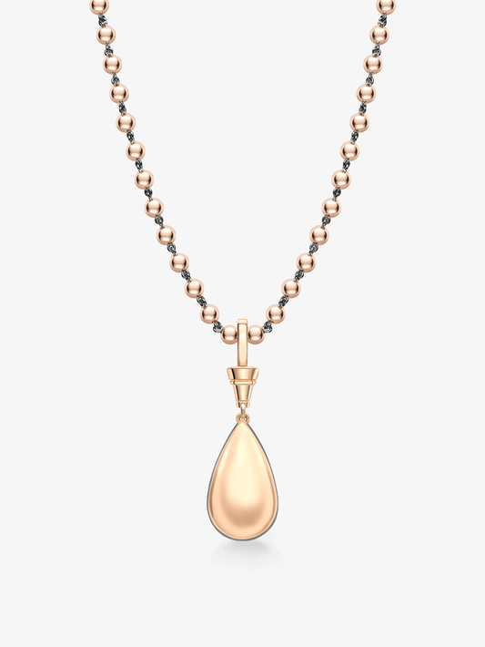 Ball n Chain 5.14ct Pear-Shaped Emerald Pendant View 3