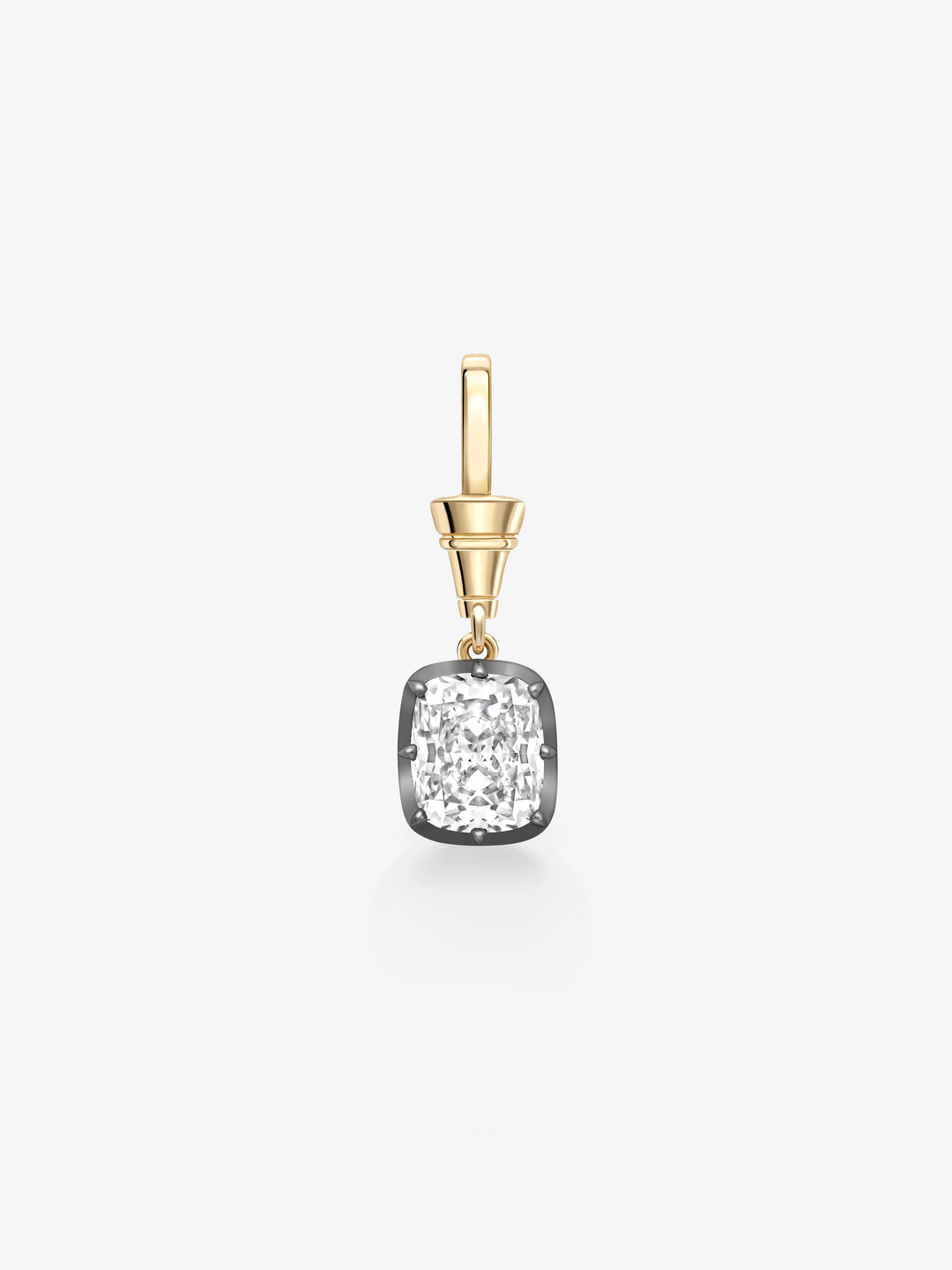 Ball n Chain 3.01ct Cushion Diamond Pendant  View 1