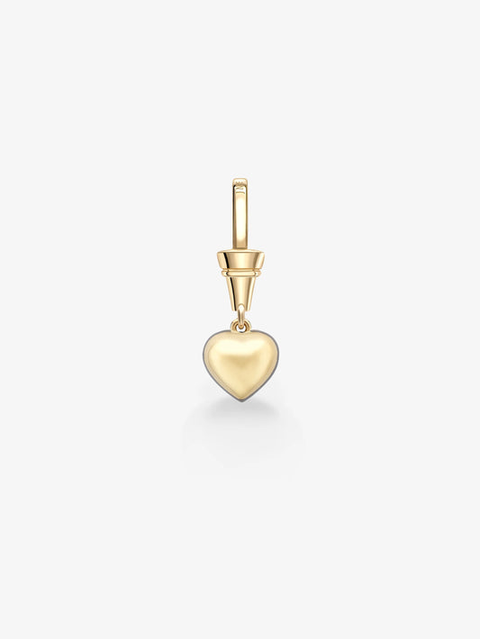 Ball n Chain 1.52ct Heart-Shaped Diamond Pendant View 5