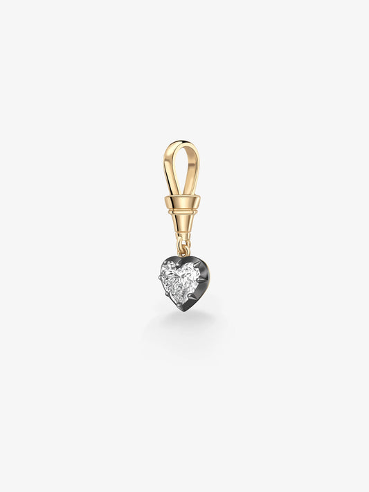 Ball n Chain 1.52ct Heart-Shaped Diamond Pendant View 4